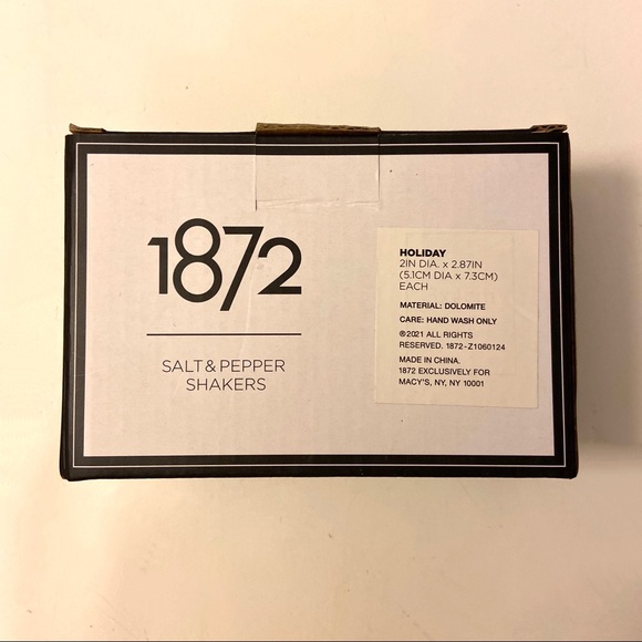 🧂 Salt & Pepper Shakers Holiday Set Kitchen Dining 1872 - Picture 10 of 11